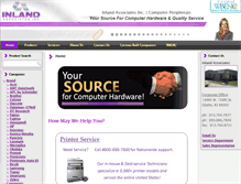 Tablet Screenshot of inlandassoc.com